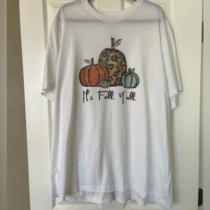 George Brand "It's Fall Y'all" Soft White Tee